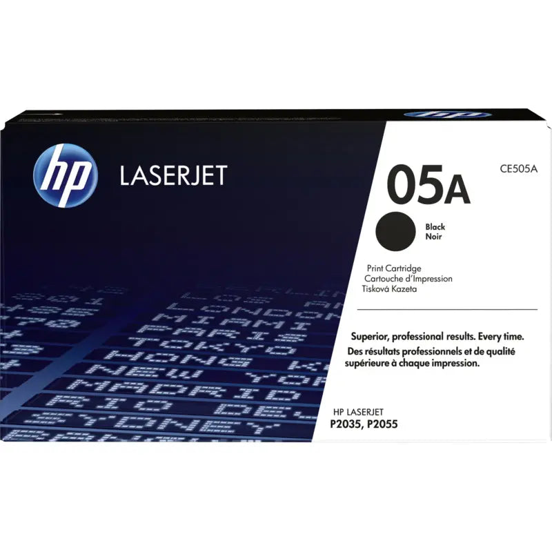 HP 05A Black LaserJet Toner Cartridge (CE505A) image 1