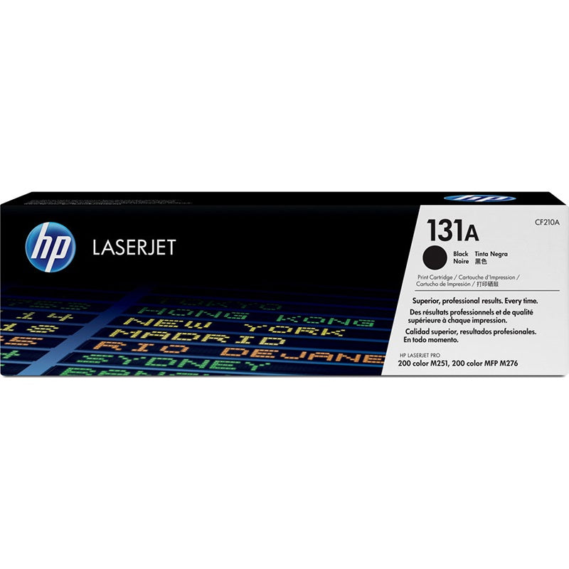 HP 131A Black LaserJet Toner Cartridge (CF210A) image 1
