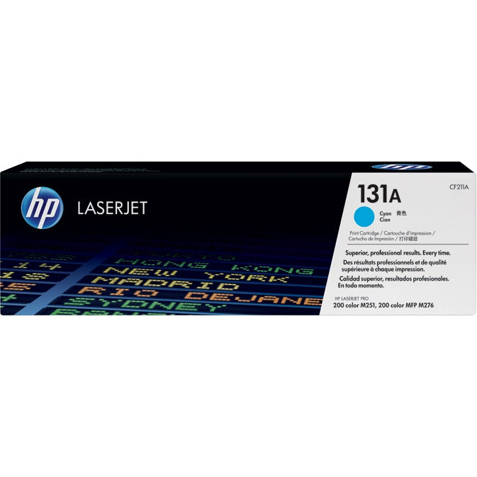 HP 131A Cyan LaserJet Toner Cartridge (CF211A) image 1