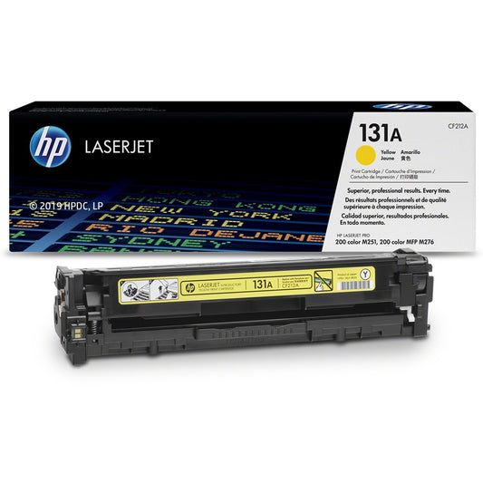 HP 131A Yellow LaserJet Toner Cartridge (CF212A) image 2