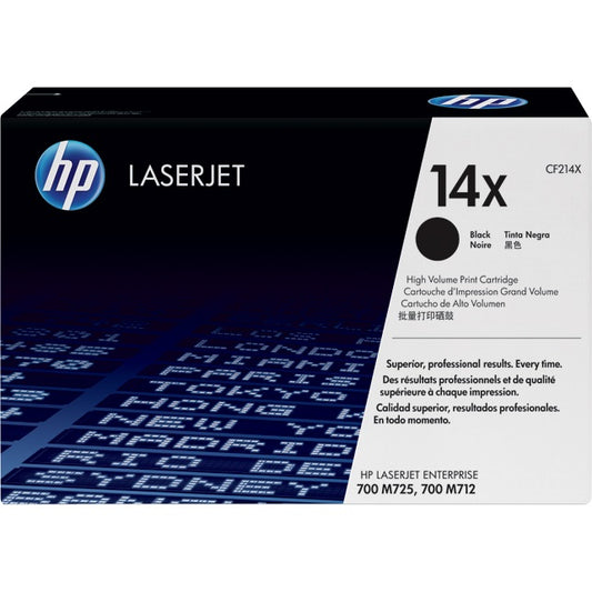 Genuine HP 14X Black LaserJet Toner Cartridge (CF214X) image 1