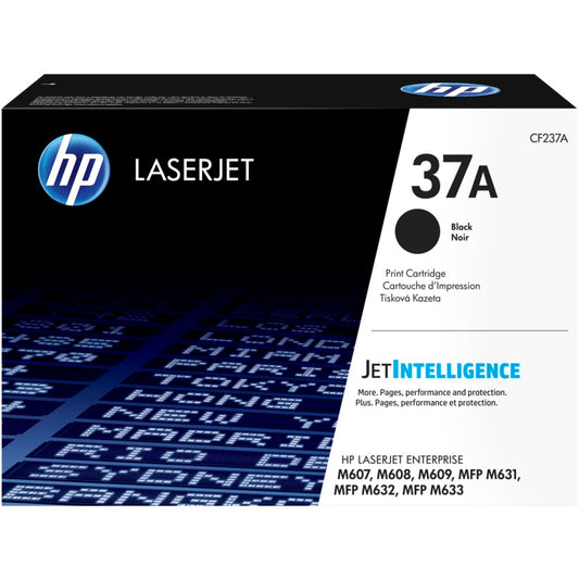 Genuine HP 37A Black LaserJet Toner Cartridge (CF237A) image 1