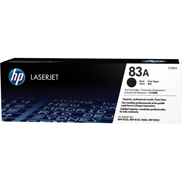 HP 83A Black LaserJet Toner Cartridge (CF283A) image 1