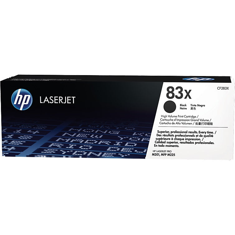 HP 83X High Yield Black LaserJet Toner Cartridge (CF283X) image 1