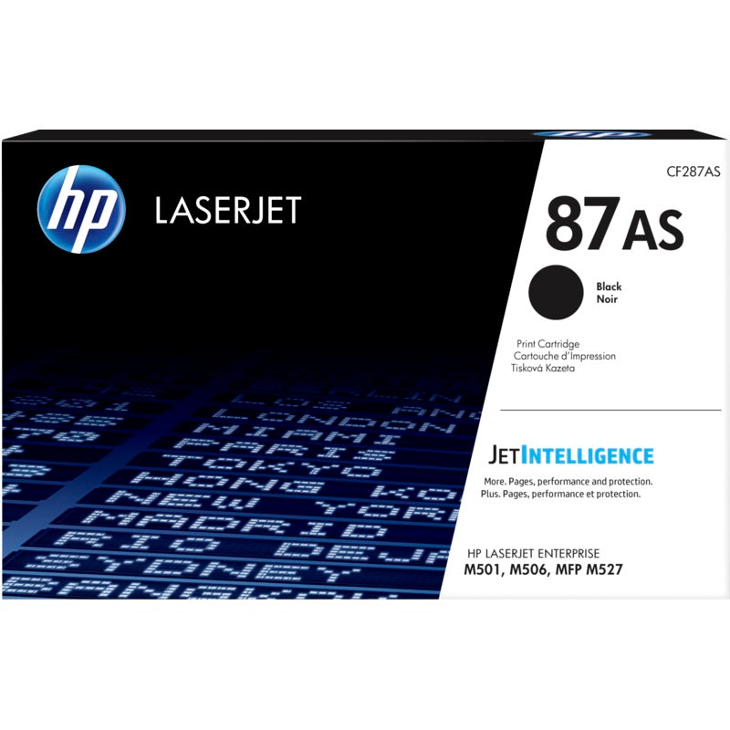 Genuine HP 87A Black LaserJet Toner Cartridge (CF287AS) image 1