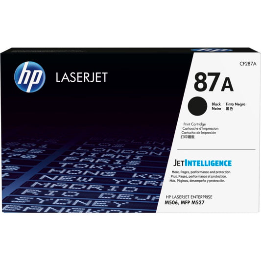Genuine HP 87A Black LaserJet Toner Cartridge (CF287A) image 1