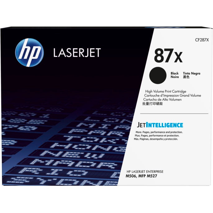 Genuine HP 87X High Yield Black LaserJet Toner Cartridge (CF287X) image 1