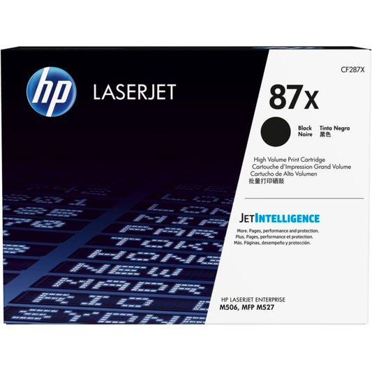 Genuine HP 87X High Yield Black LaserJet Toner Cartridge (CF287X) image 1