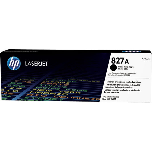 HP 827A Black LaserJet Toner Cartridge (CF300A) image 1