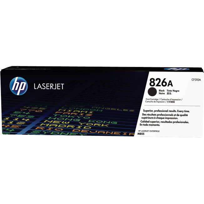 Genuine HP 826A Black LaserJet Toner Cartridge (CF310A) image 1