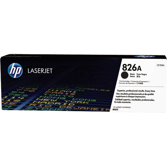Genuine HP 826A Black LaserJet Toner Cartridge (CF310A) image 1