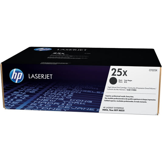 Genuine HP 25X High Yield Black LaserJet Toner Cartridge (CF325X) image 1