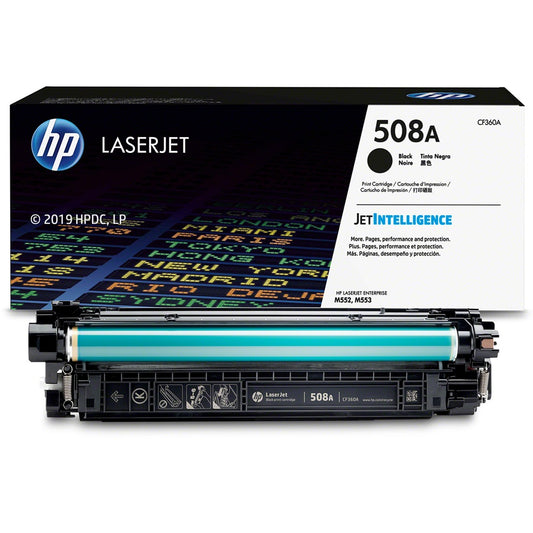 Genuine HP 508A Black LaserJet Toner Cartridge (CF360A) image 2