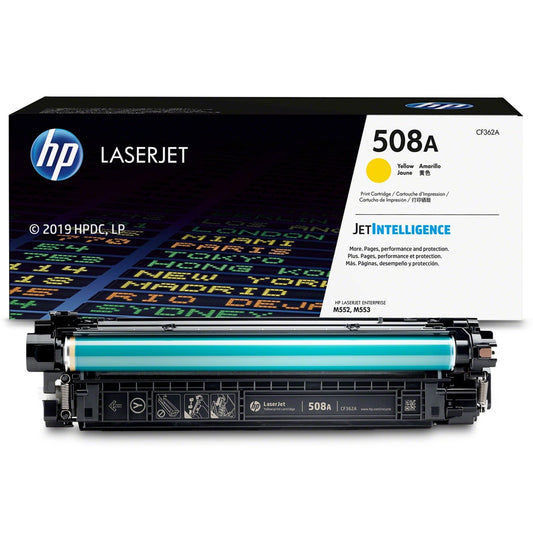 Genuine HP 508A Yellow LaserJet Toner Cartridge (CF362A) image 2