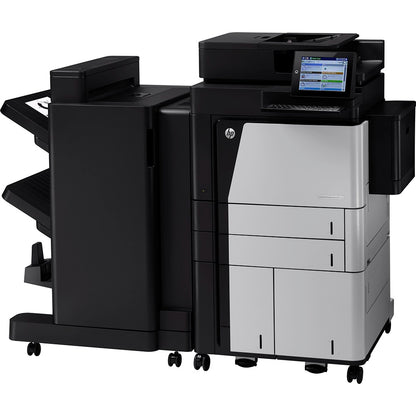 HP LaserJet Enterprise flow M830z A3 Multifunction Mono Laser Printer (CF367A) — side view