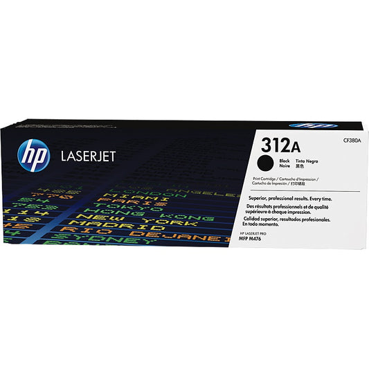 HP 312A Black LaserJet Toner Cartridge (CF380A) image 1