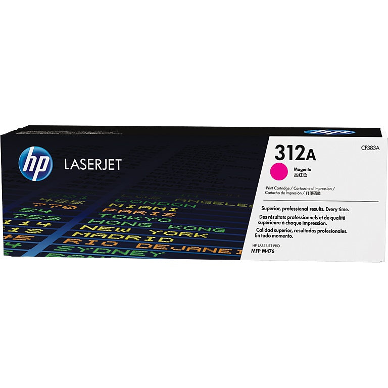 Genuine HP 312A Magenta LaserJet Toner Cartridge (CF383A) image 1