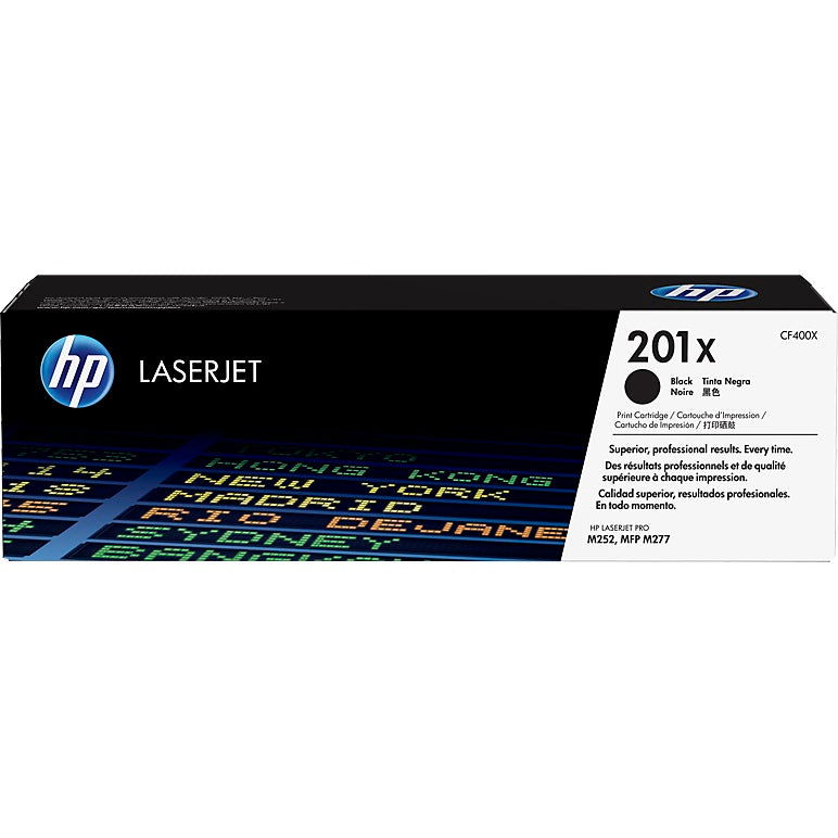 HP 201X High Yield Black LaserJet Toner Cartridge (CF400X) image 1