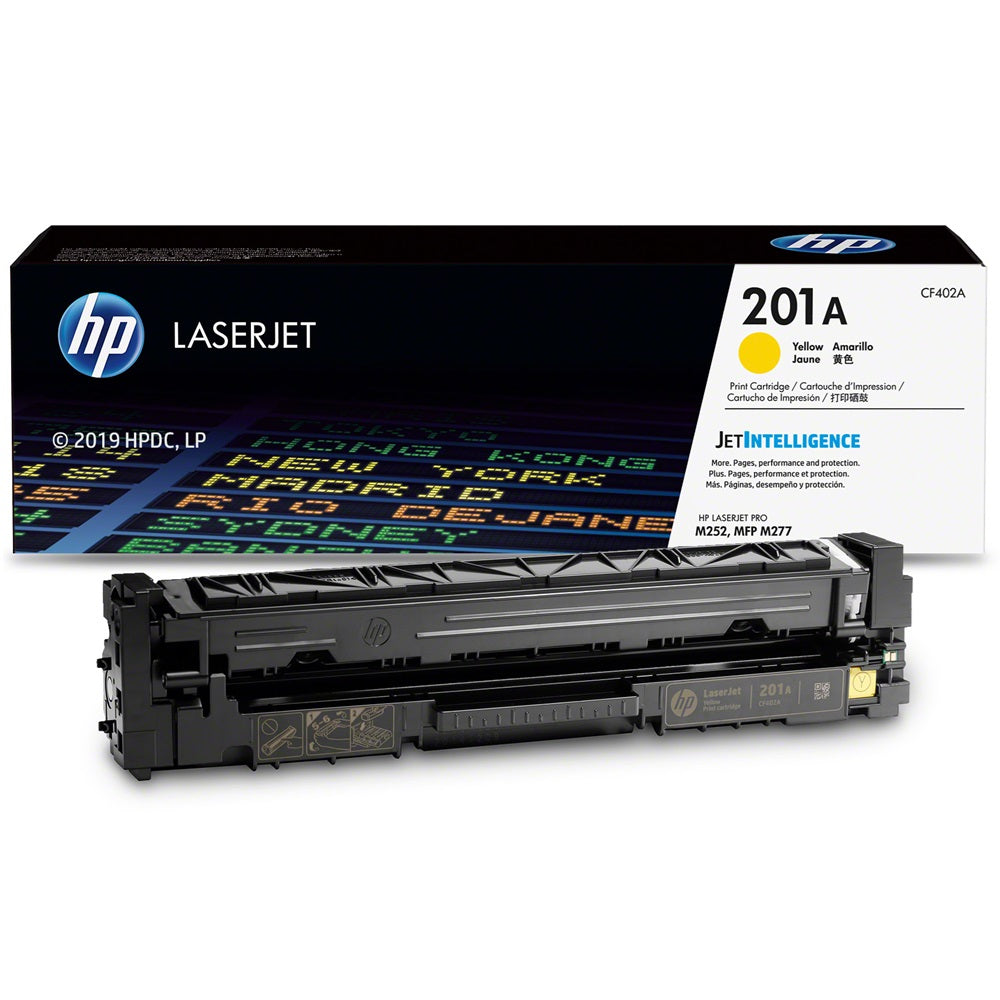HP 201A Yellow LaserJet Toner Cartridge (CF402A) image 2