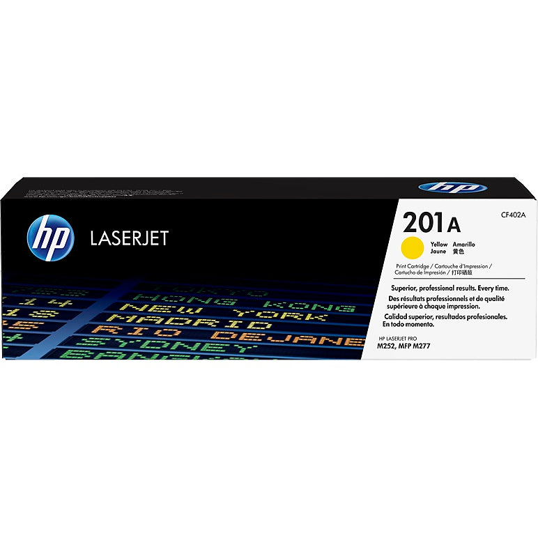 HP 201A Yellow LaserJet Toner Cartridge (CF402A) image 1