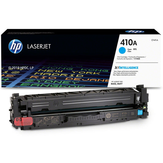 Genuine HP 410A Cyan LaserJet Toner Cartridge (CF411A) image 2