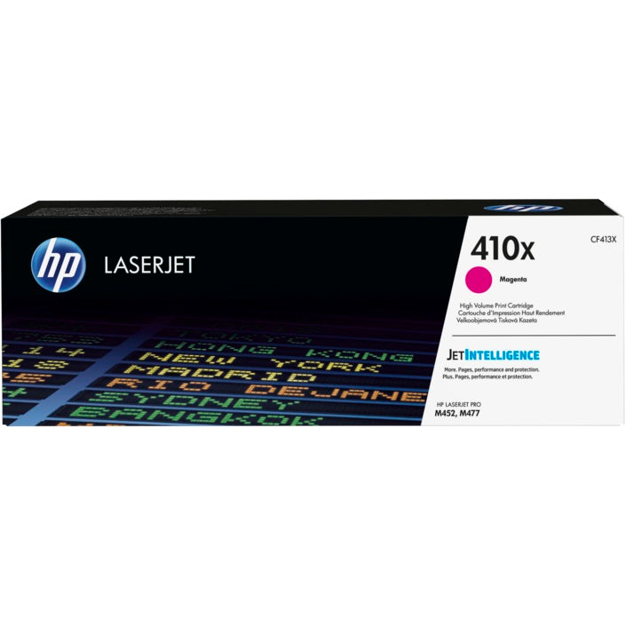 Genuine HP 410X High Yield Magenta LaserJet Toner Cartridge (CF413X) image 1