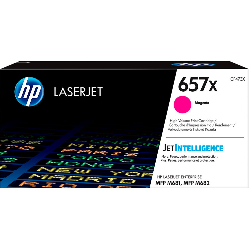 HP 657X High Yield Magenta Original LaserJet Toner Cartridge (CF473X) image 1