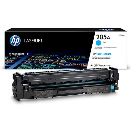 HP 205A Cyan LaserJet Toner Cartridge (CF531A) image 2