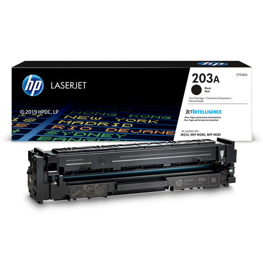 HP 203A Black LaserJet Toner Cartridge (CF540A) image 2