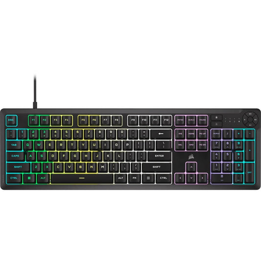 Corsair K55 CORE RGB Wired Gaming Keyboard – Black (CH-9226C65-NA) image 1
