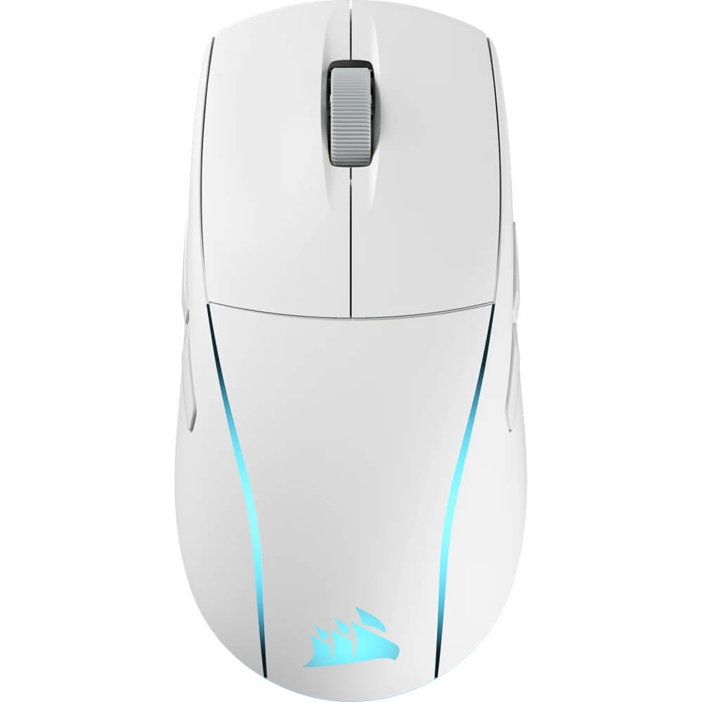 Coresair M75 Wireless Lightweight RGB Gaming Mouse – White (CH-931D011-AP) image 1