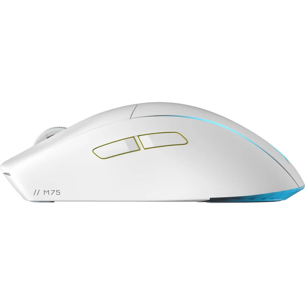 Coresair M75 Wireless Lightweight RGB Gaming Mouse – White (CH-931D011-AP) image 3