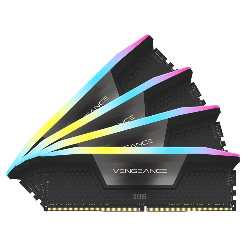 Corsair Vengeance RGB 64GB DDR5 6600MHz Memory Kit (4x16GB) image 1