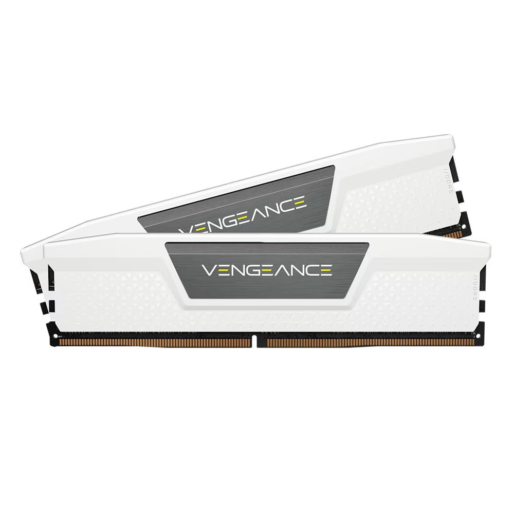 Corsair VENGEANCE 32GB DDR5 5200MHz Memory Kit – White (2 x 16GB) image 1