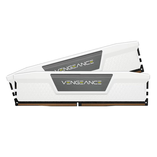 Corsair VENGEANCE 32GB DDR5 5200MHz Memory Kit – White (2 x 16GB) image 1
