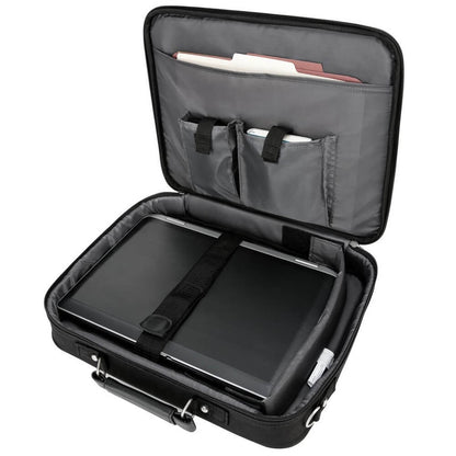 Targus Notepac 15.6″ Clamshell Case – Black (CN01) — side view