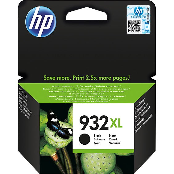 HP 932XL Black OfficeJet Ink Cartridge Blister Pack (CN053AE#301) image 1