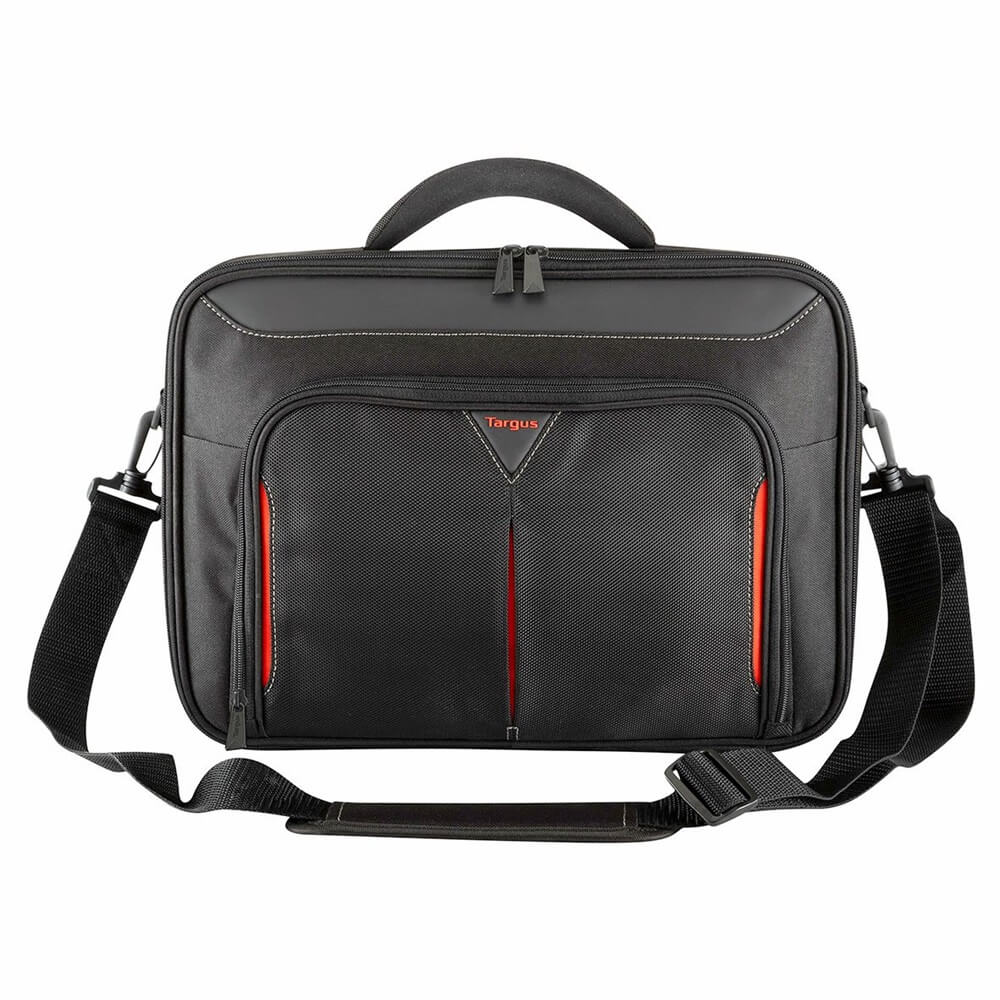 Targus Classic 14″ Clamshell Case – Black/Red (CN414EU) image 1