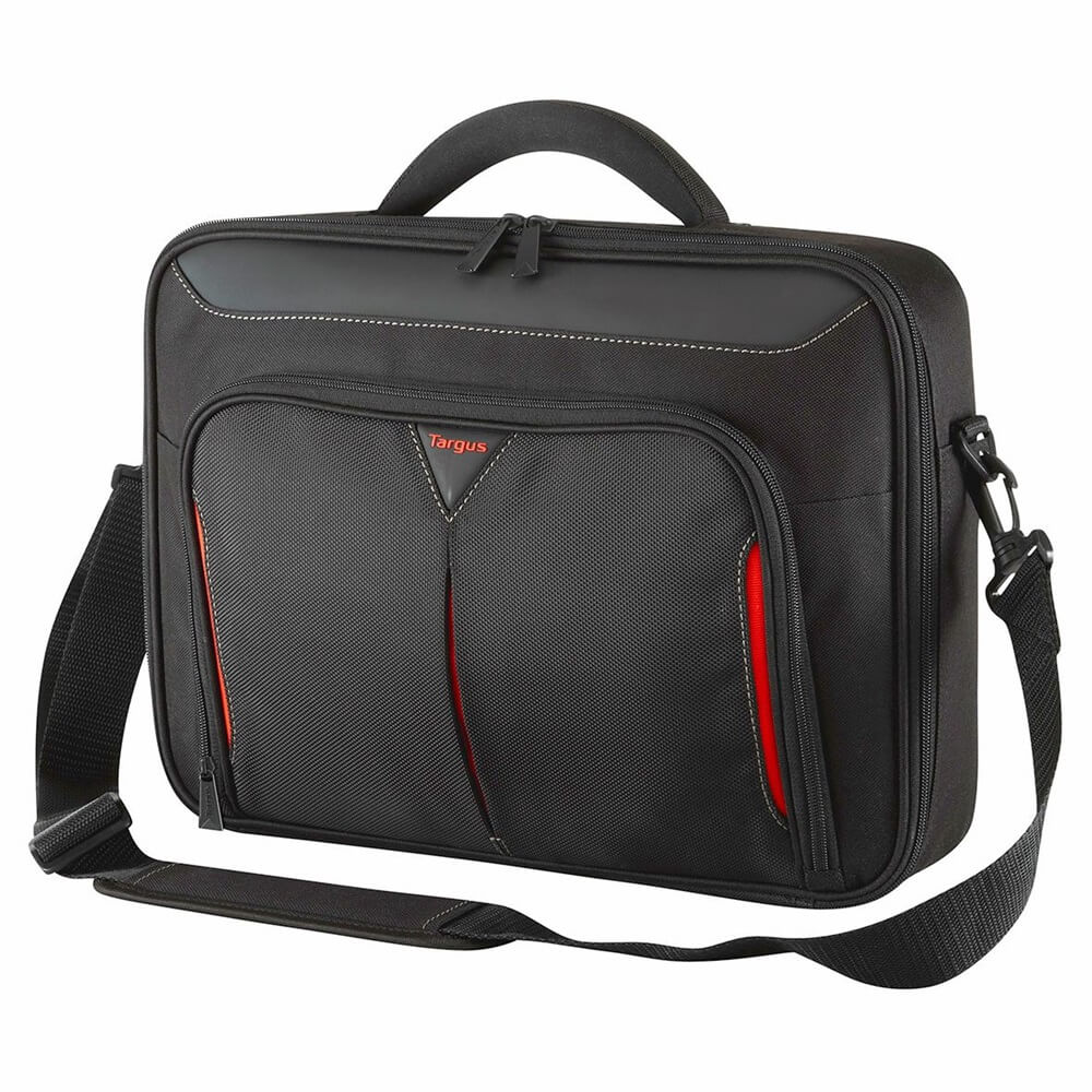 Targus Classic 14″ Clamshell Case – Black/Red (CN414EU) image 3