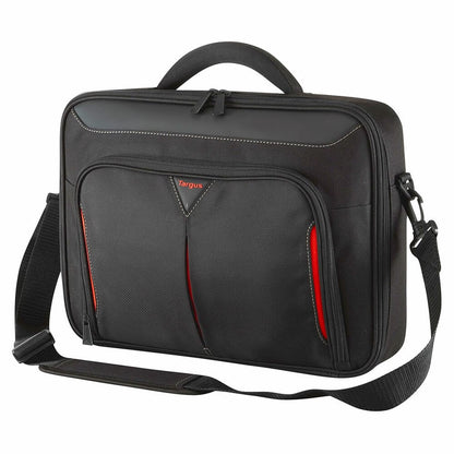Targus Classic 14″ Clamshell Case – Black/Red (CN414EU) — side view