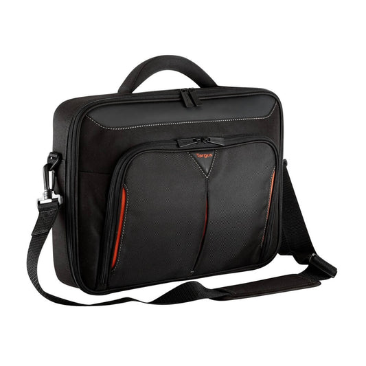Targus Classic+ 15-15.6″ Clamshell Laptop Bag – Black/Red (CN415EU) image 2