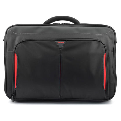 Targus Classic+ 17-18″ Clamshell Laptop Bag – Black/Red (CN418EU)