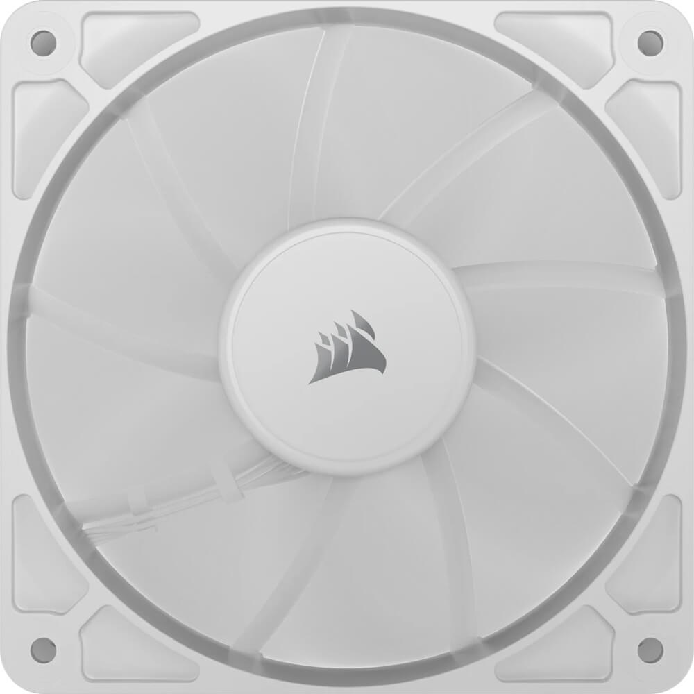 Corsair RS120 120mm Triple Pack PWM Fans – White (CO-9050193-WW) image 2