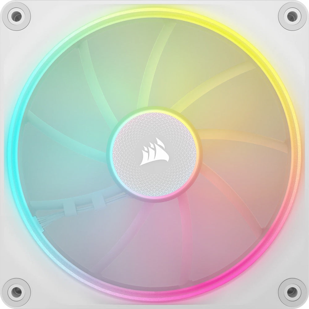 Corsair iCUE LINK LX140 RGB 140mm PWM Single Fan Expansion – White (CO-9051031-WW) image 2