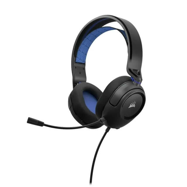 Corsair HS35 v2 Multi-Platform Gaming Blue Headset (CA-9011383-AP) image 1