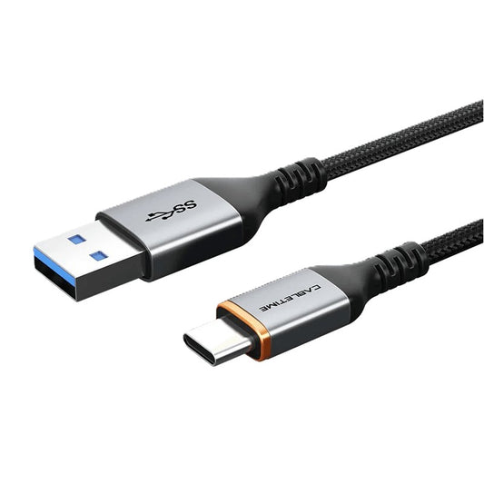 Cabletime USB A to USB C Cord 5Gbps Data and 3A Charging Cable (CT-AMCMG1-AG-1M) image 1