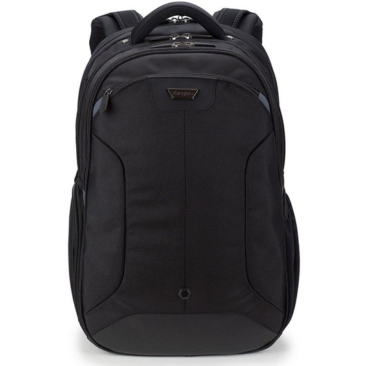 Targus Corporate Traveller 15.6″ Laptop Backpack – Black (CUCT02BEU) image 1