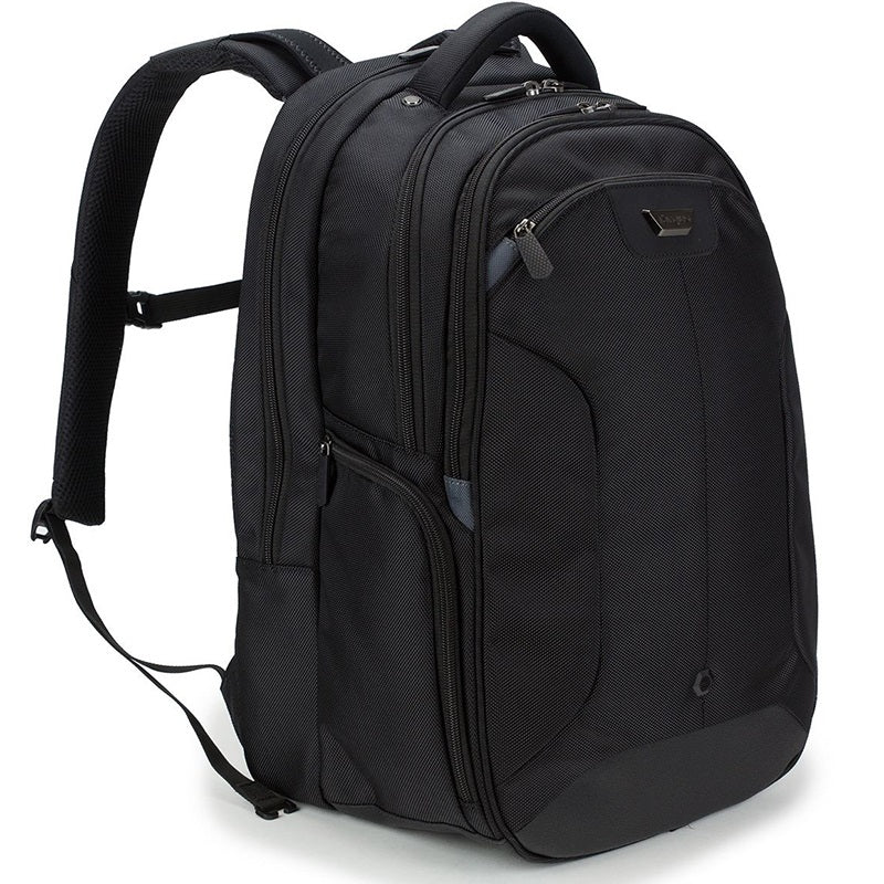 Targus Corporate Traveller 15.6″ Laptop Backpack – Black (CUCT02BEU) — front view