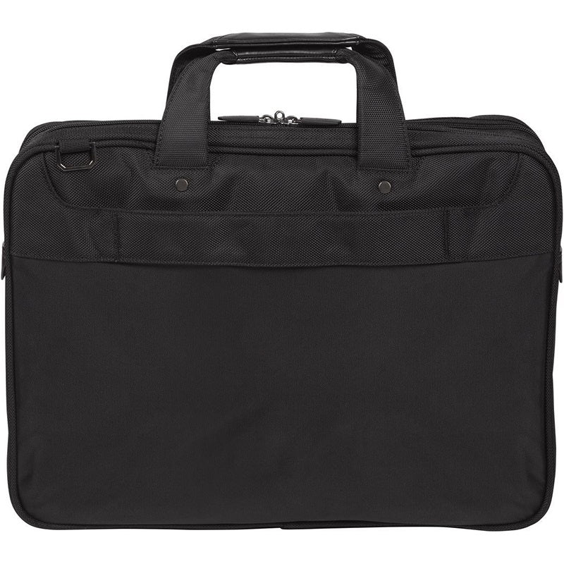 Targus Corporate Traveller 14″ Topload Laptop Case – Black (CUCT02UA14EU) — rear view