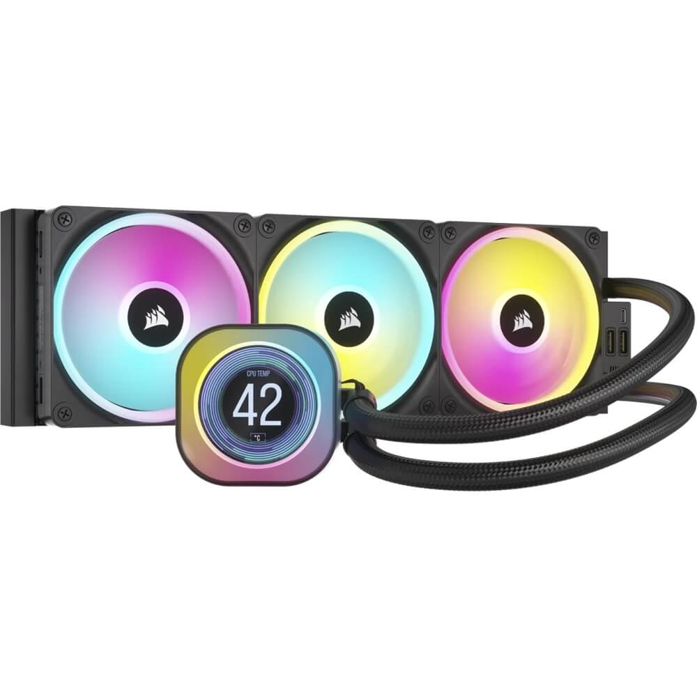 Corsair iCUE LINK H150i 360mm LCD Liquid CPU Cooler (CW-9061008-WW) image 1